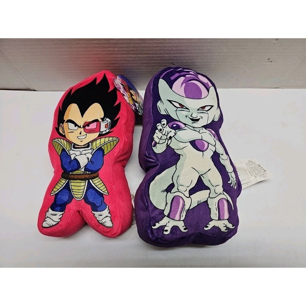 Vegeta & Frieza Shaped Dragonball DBZ Mini Pillow Plush Set Of 2